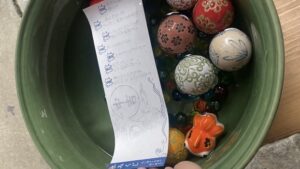 鏑八幡神社の「水みくじ」