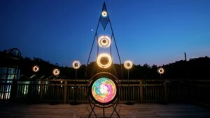 貝の火ライトアップ