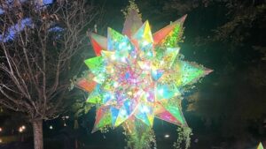 童話村ライトアップ
